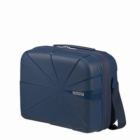 American Tourister Starvibe Beauty Case | Navy Instant Deal Today