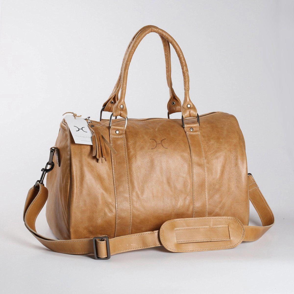 Thandana Medium Leather Travel Duffel Bag Unmissable Deal Today