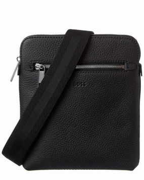 Hugo Boss Crosstown Leather Envelope Pouch Exclusive Online Deal
