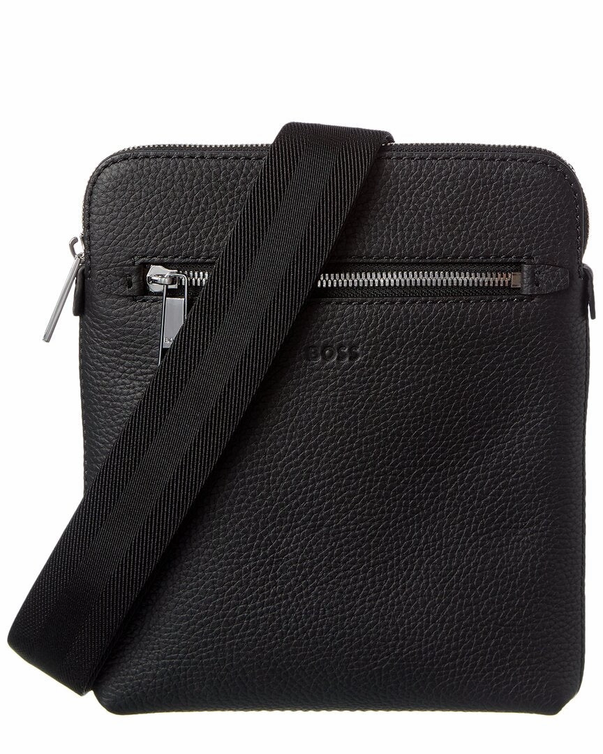 Hugo Boss Crosstown Leather Envelope Pouch Exclusive Online Deal