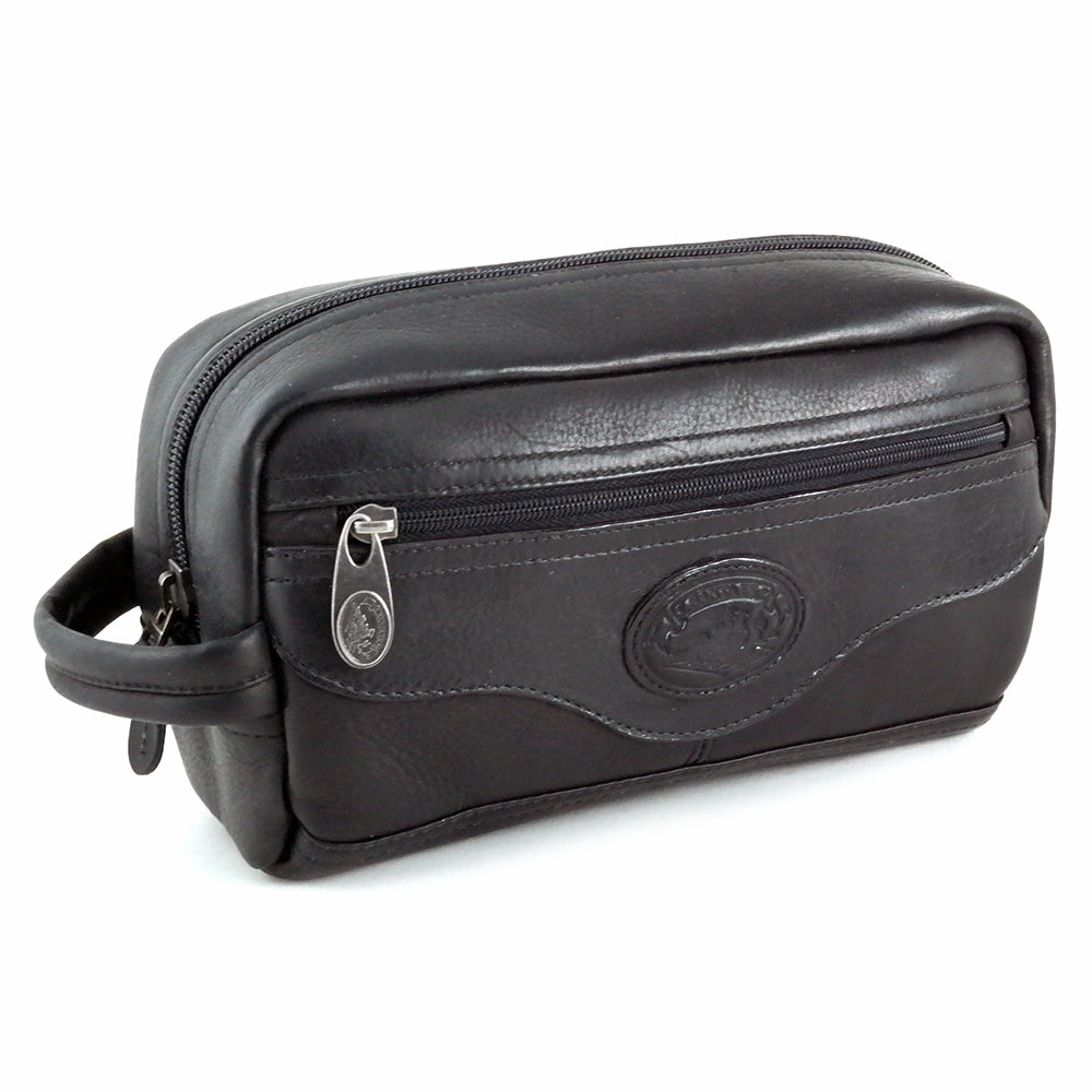 Santa Fe Leather Top Zip Shave Kit Clearance Savings Now Last Chance Offer