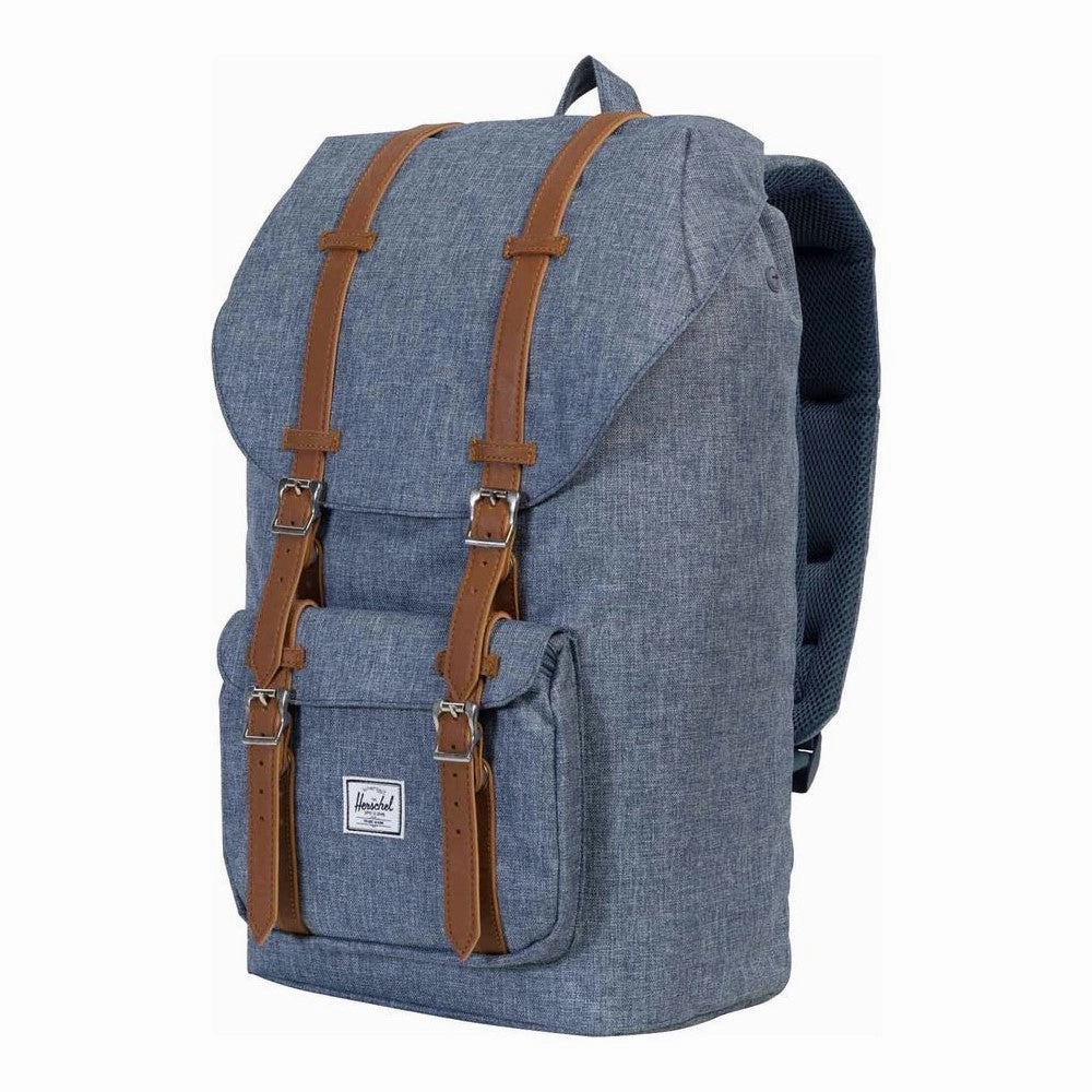 Shop the Best Deals Herschel Little America Backpack - Chambray Crosshatch