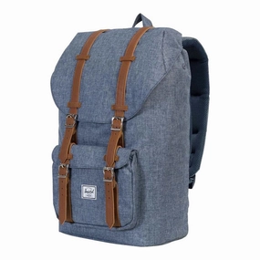 Shop the Best Deals Herschel Little America Backpack - Chambray Crosshatch