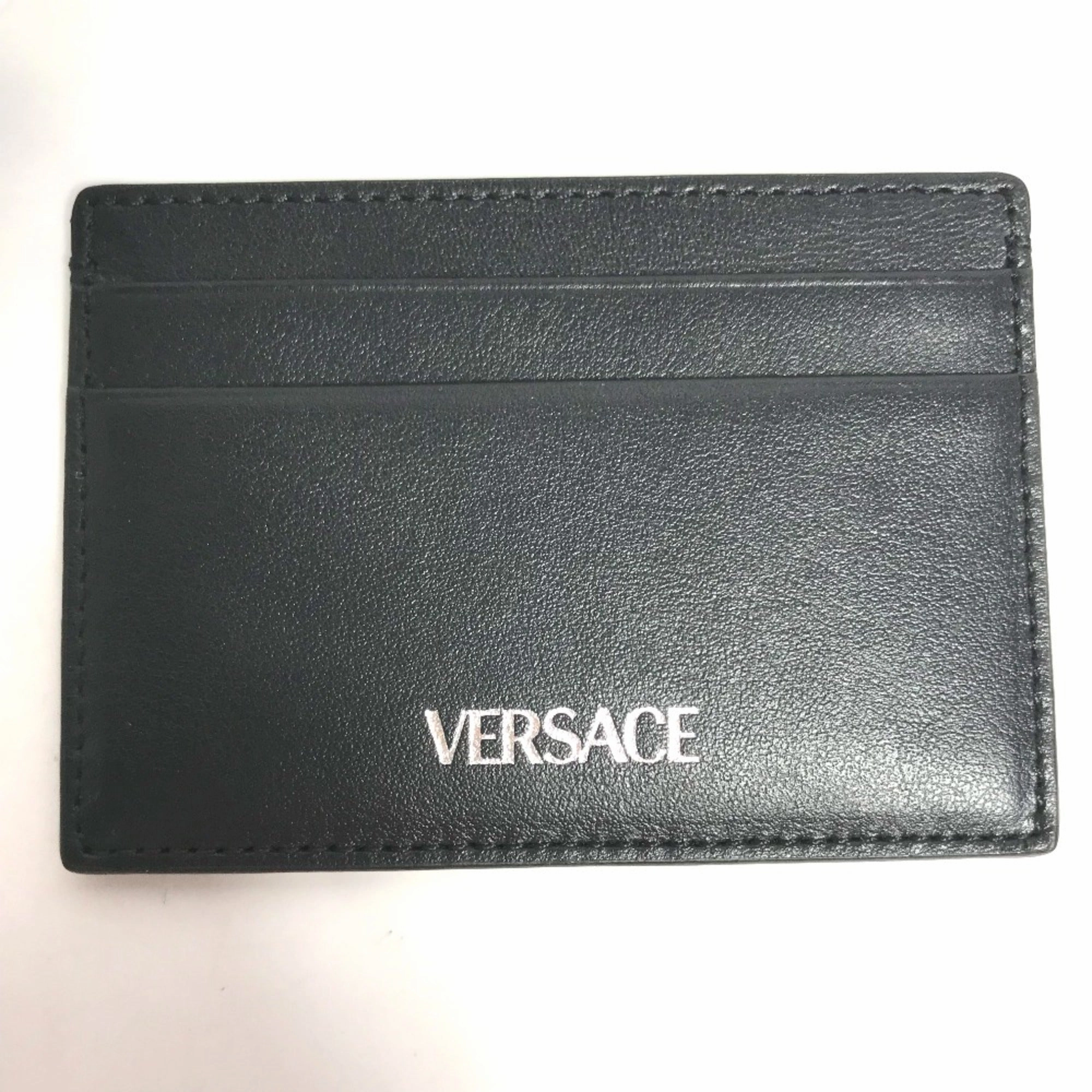 Today Only Steal Online Exclusive Offer Versace  Leather Card Case (Pre-Owned)