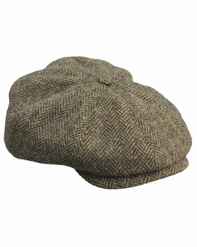 Laksen Lewis Tweed Bakerboy Cap Mega Discount Today Hot Picks Today