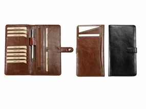 Adpel Italian Leather Slimline Travel Wallet Dont Miss This Deal