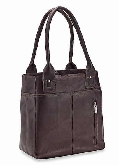 Piel Leather Small Tablet Tote Big Savings Alert
