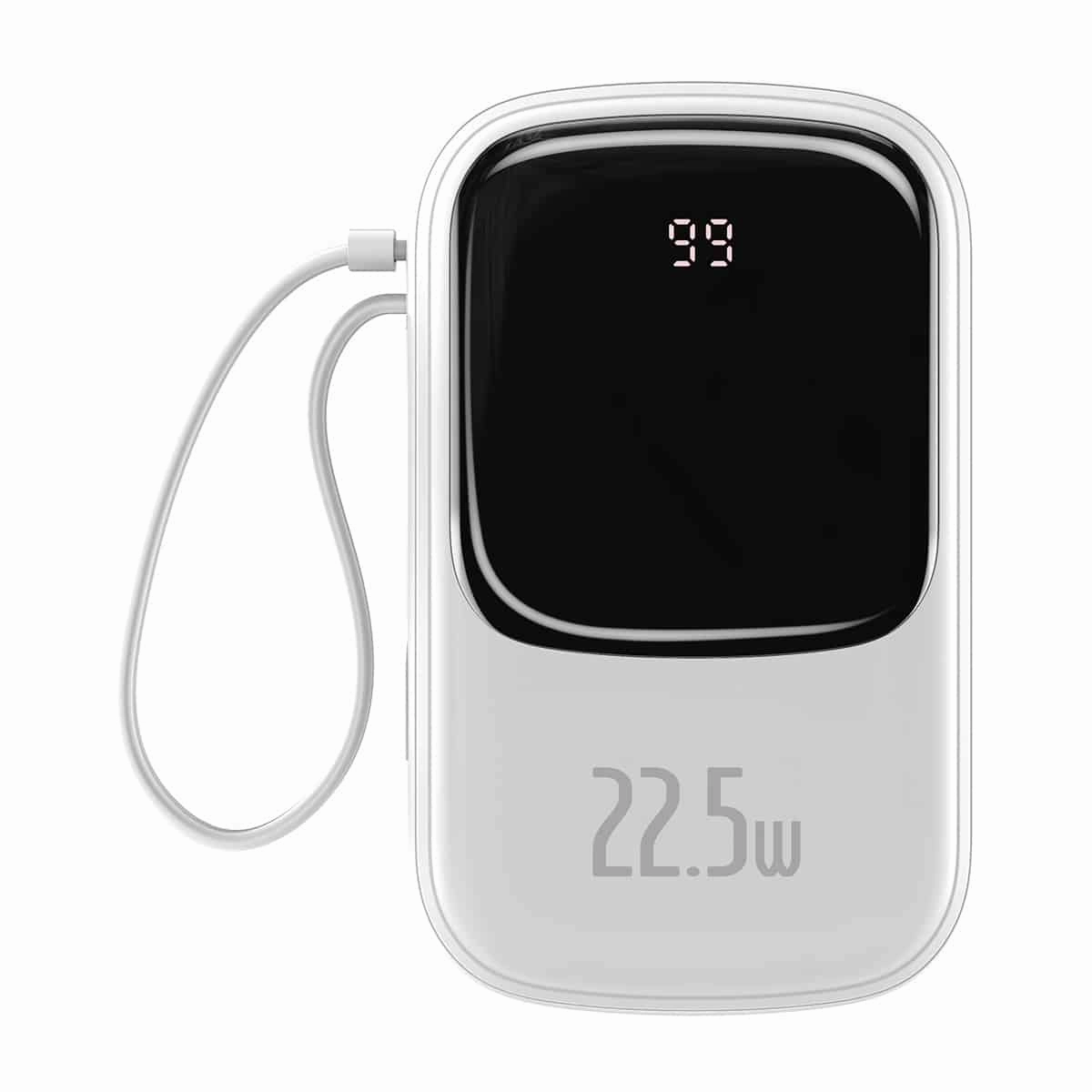 Dont Wait Save Today Clearance Sale Baseus Qpow Pro Digital Display Fast Charge Power Bank 10000Mah 22.5W Type-C Edition - White