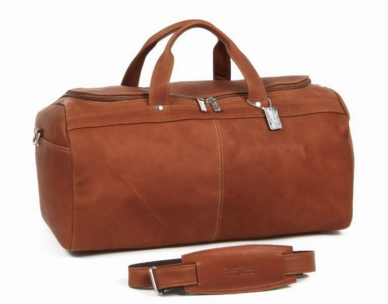 Claire Chase Hamilton Leather Duffel Mega Discount Event