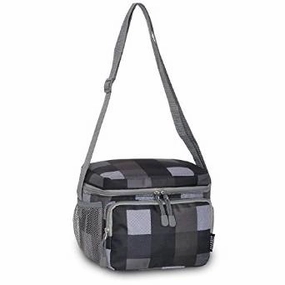 Flash Sale Alert Now Everest Cooler Lunch Bag - Charcoal/Gray Plaid
