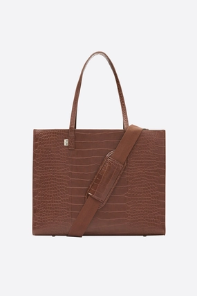 The Large Work Tote In Maple Croc Save Big Online Special Occasion Discount