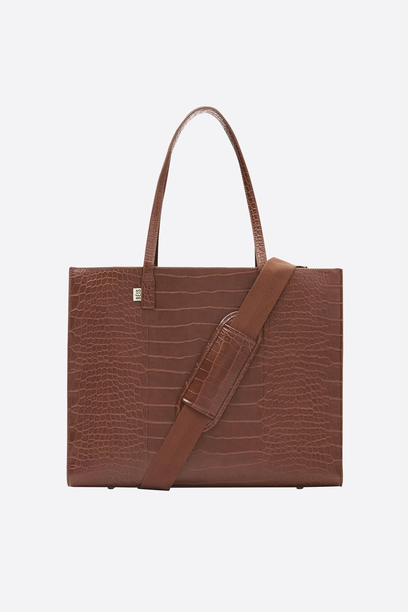 The Large Work Tote In Maple Croc Save Big Online Special Occasion Discount