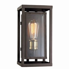 Showcase One Light Wall Lantern Rubbed Oil Bronze /Antique BrassOutdoor wall sconces with motion sensor