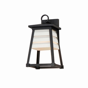 Shutters One Light Outdoor Wall Sconce BlackOutdoor wall sconces with motion sensor