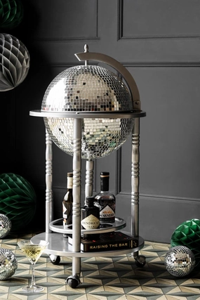 Silver Disco Ball Drinks Trolley Cartoutdoor patio dining furniture set