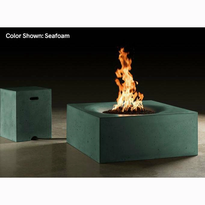 Slick Rock Concrete - Square Horizon Concrete Fire Pit Table