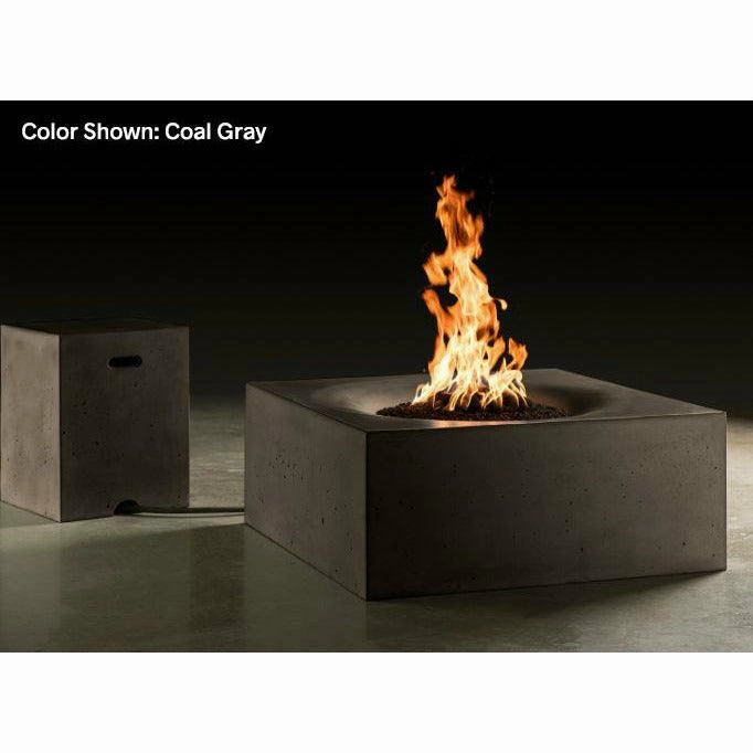Slick Rock Concrete - Square Horizon Concrete Fire Pit Table