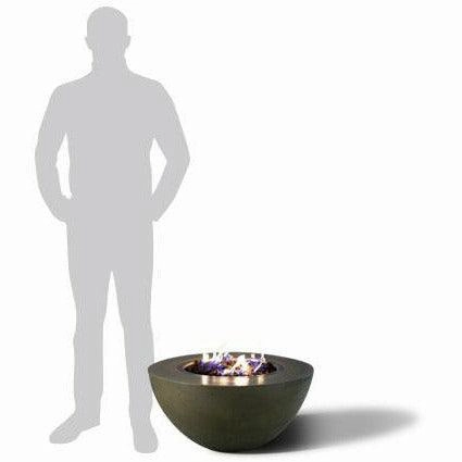 Slick Rock Concrete Oasis 34" Round Concrete Fire Pit Bowl KOF34