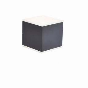 Smart - Emerson Q Outdoor Grey LED Wall LightWeatherproof outdoor lighting