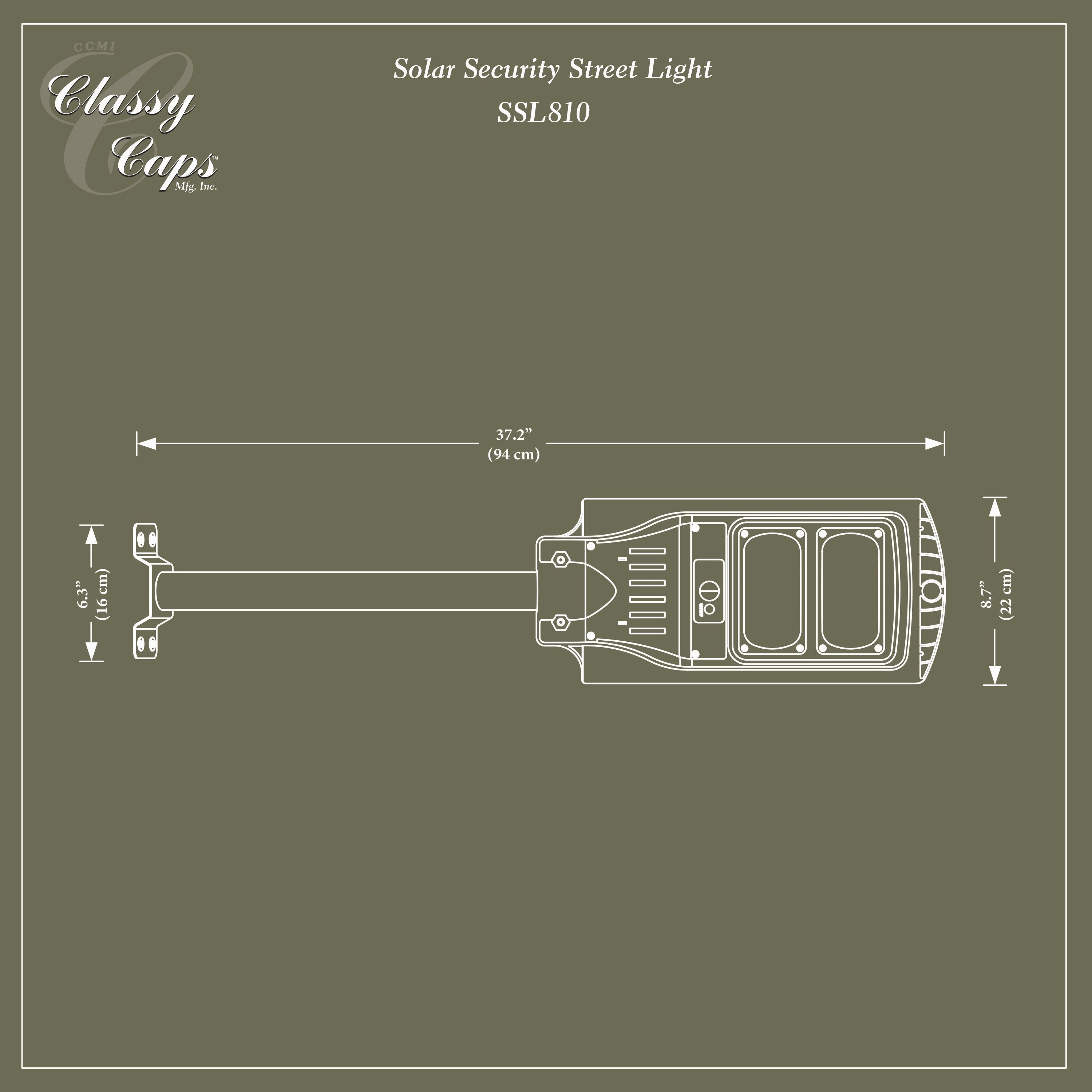 Solar Security Street Light