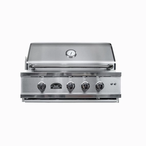 Sole Gourmet 30-inch Luxury Series 4-Burner Built-In Grill with LED Control Lighting & Rotisserie large capacity charcoal BBQ grills