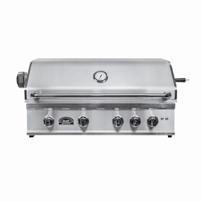 Sole Gourmet 38-inch TR Series 5-Burner Built-In Grill with LED Control Lighting & Rotisserie large capacity charcoal BBQ grills