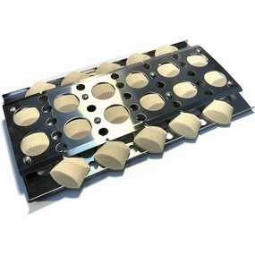 Sole Gourmet Briquettes Tray with Briquet SOLX38BTTRStainless steel BBQ tool set