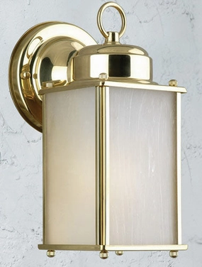 Solid Brass A One Light Outdoor Lantern Solid BrassOutdoor wall sconces with motion sensor