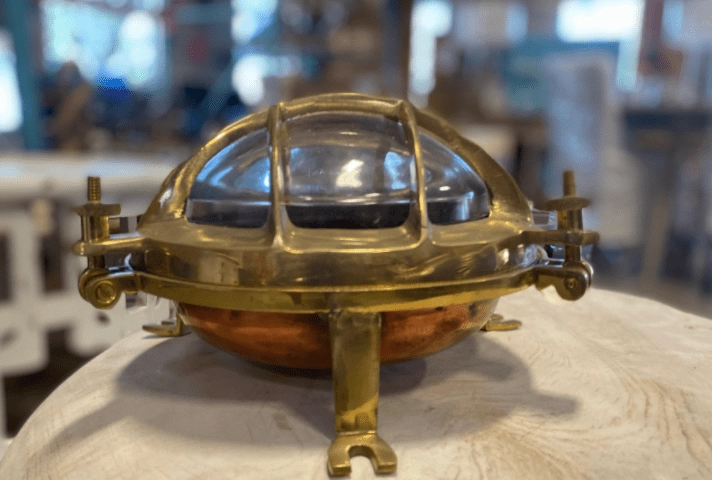 Solid Brass  Four Bar Light