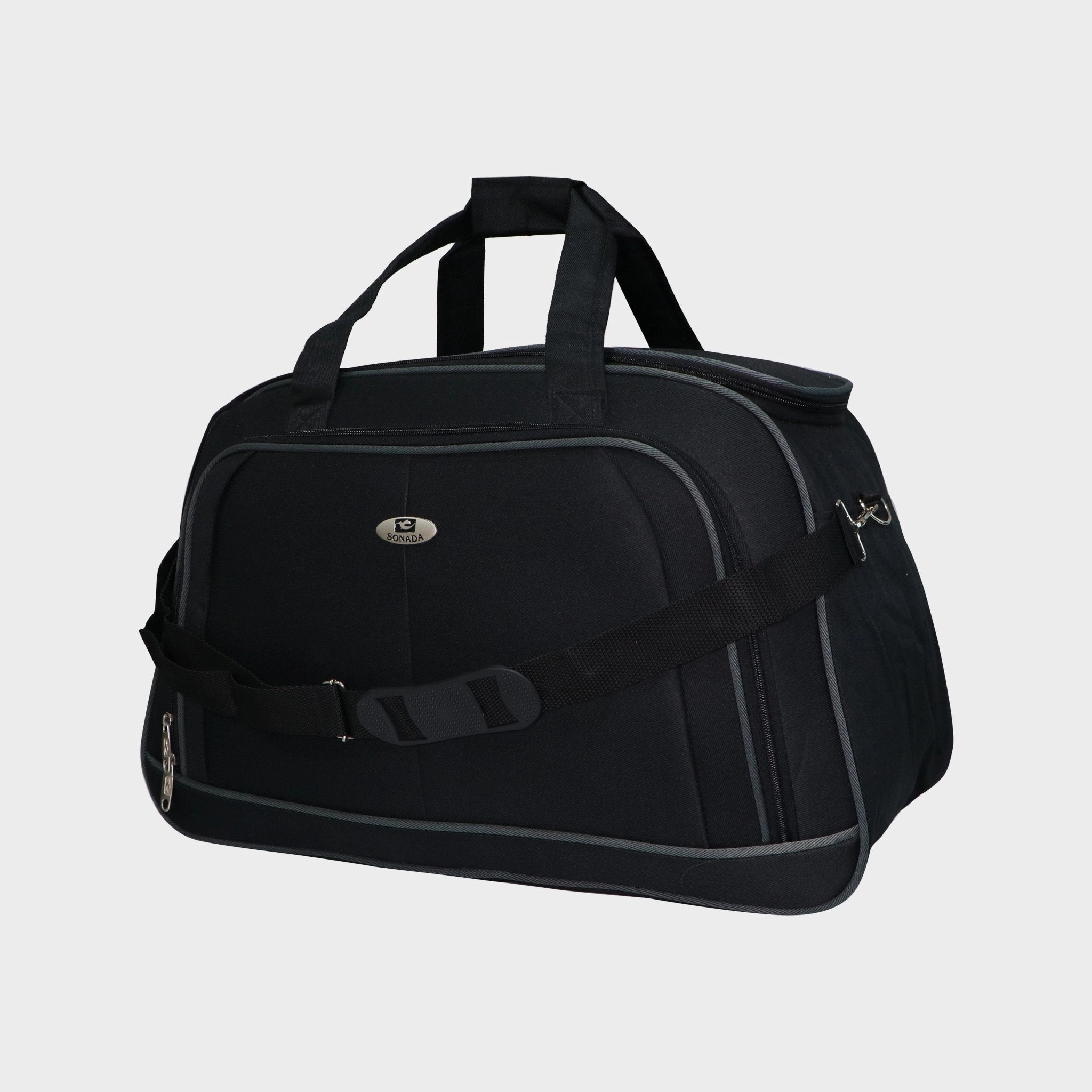 Sonada Duffel Bag Black With Shoulder Carry Strap Exclusive Hot Pick