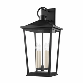 Soren Four Light Outdoor Wall Sconce Textured BlackOutdoor wall sconces with motion sensor