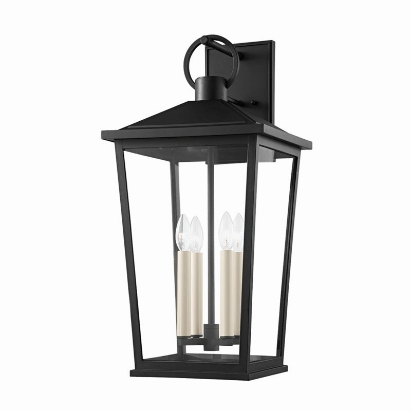 Soren Four Light Outdoor Wall Sconce Textured BlackOutdoor wall sconces with motion sensor