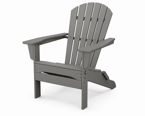 South Beach Folding Adirondack Chairoutdoor patio dining furniture set