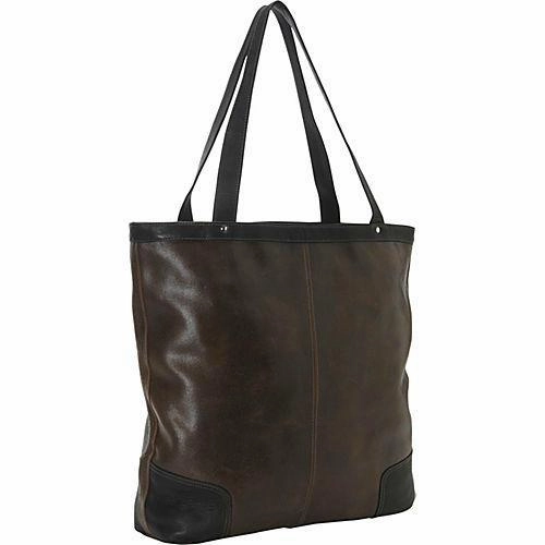 Piel Leather Vintage Vertical Tote Surprise Offer Now