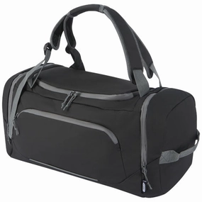 MustHave Deals Aqua Grs Recycled Water Resistant Duffel Backpack 35L - Solid Black