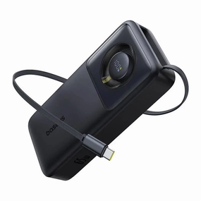 Baseus Free2Pull 65W 20000Mah Power Bank Retractable For Macbook Laptop Mobile Shop Grab Now Sweet Deal Inside
