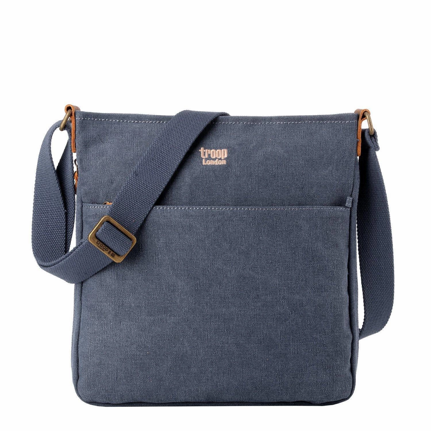 Troop London Classic Canvas Across Body Satchel Bag Save More Now Deal Frenzy Today