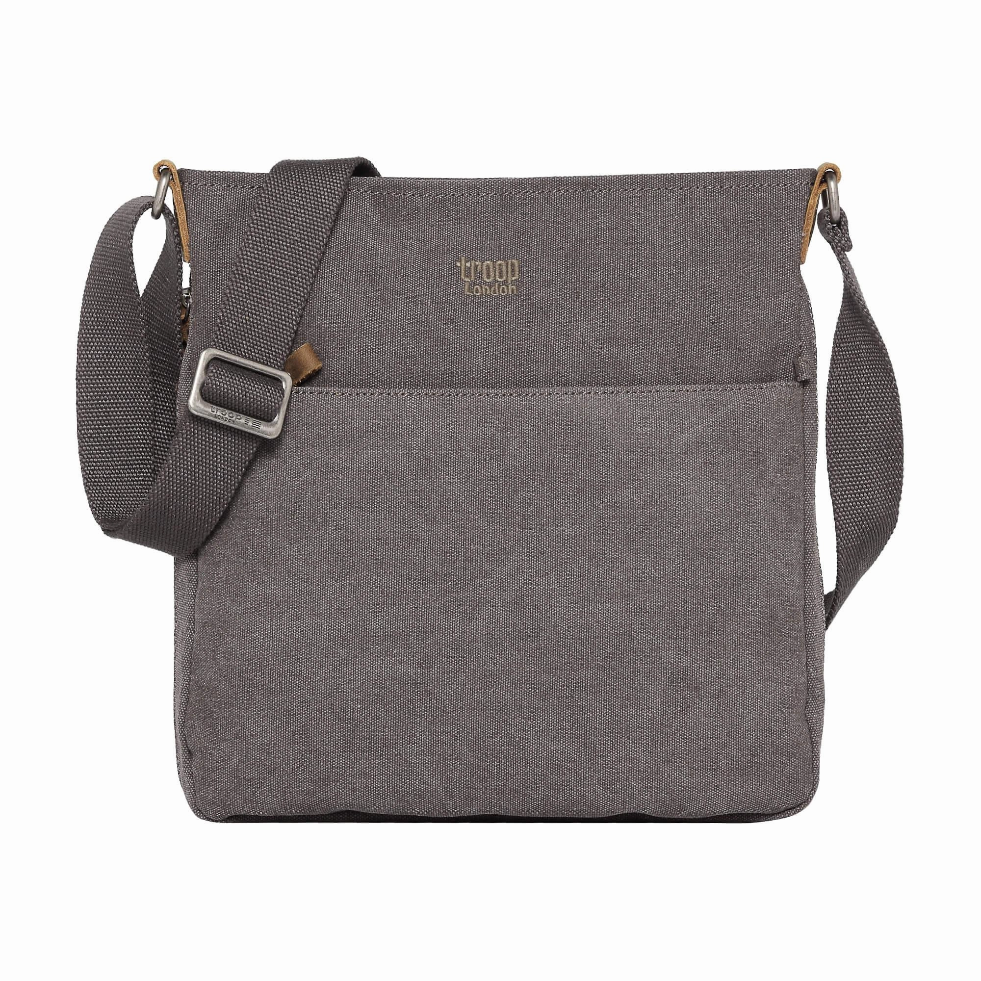 Troop London Classic Canvas Across Body Satchel Bag MustHave Gift Ideas