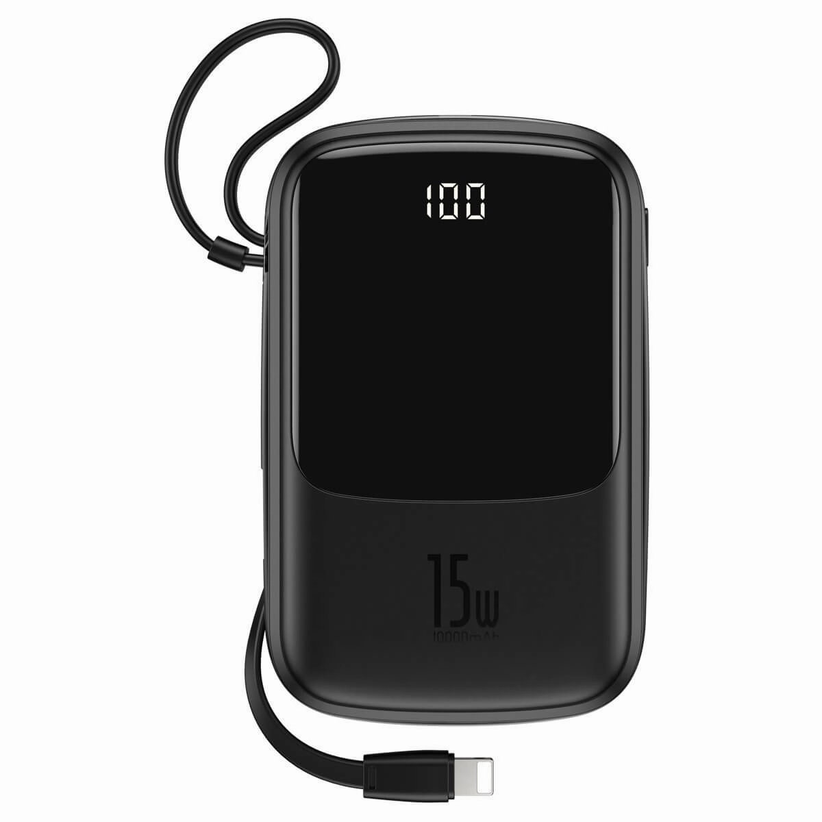 Baseus Qpow Digital Display 3A 15W 10000Mah Power Bank With Ip Cable Daily Hot Deal Flash Sale Now