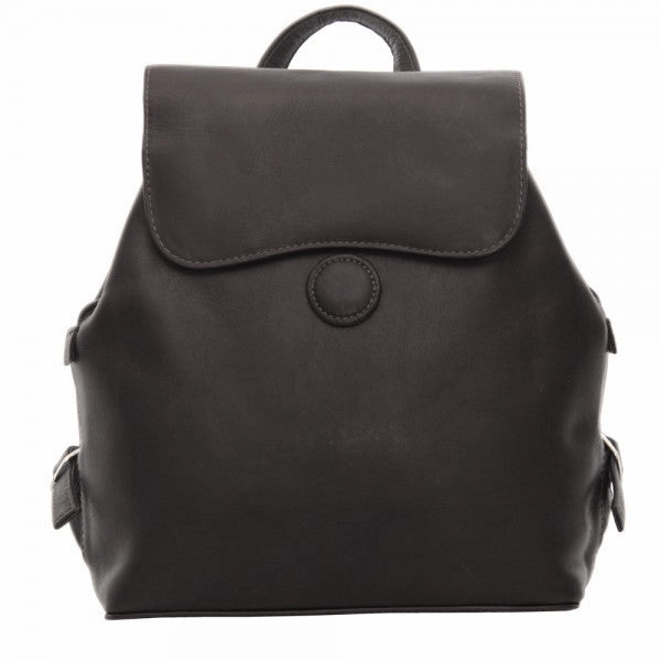 Daily Special Offer Piel Leather Flap Over Button Backpack