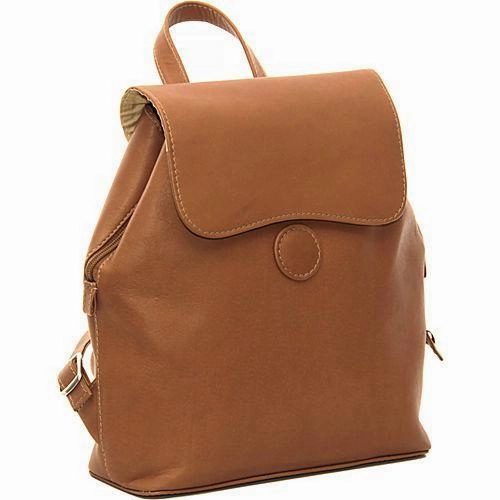 MustHave Gift Ideas Shop Save Big Piel Leather Flap-Over Button Backpack