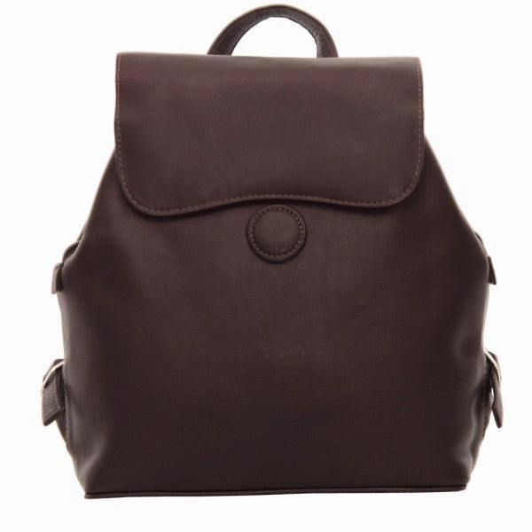 Piel Leather Flap Over Button Backpack Big Savings Today Flash Deal Today