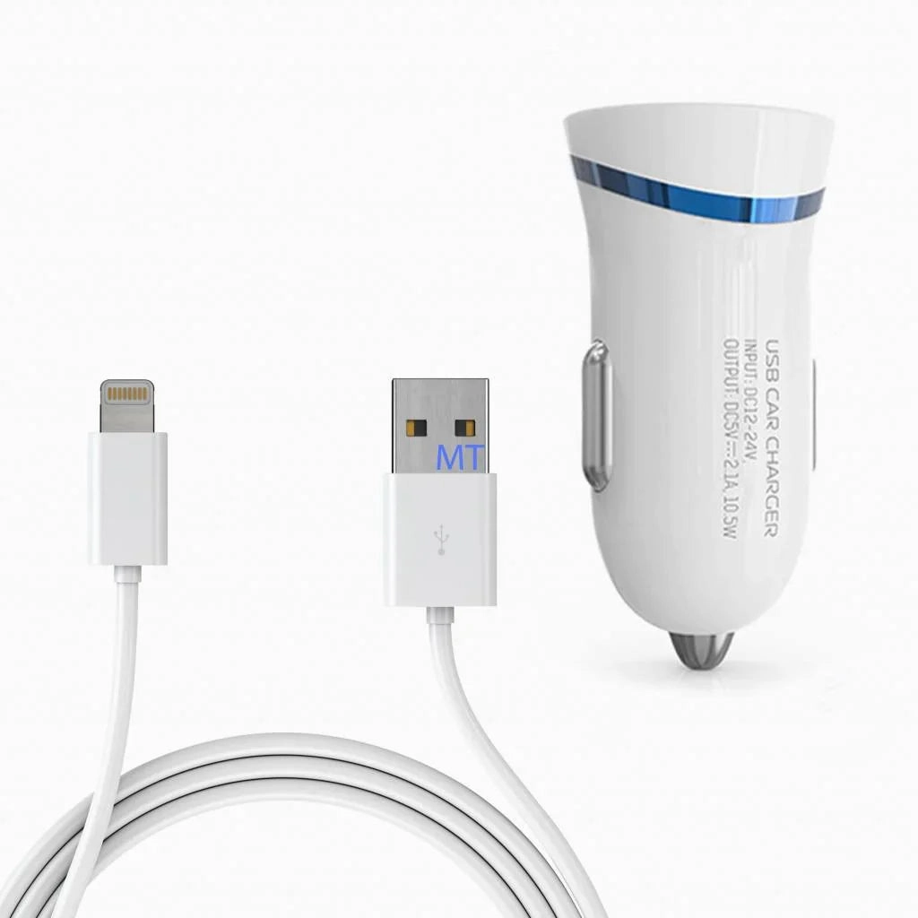 Exclusive Hot Pick Ldnio Dl-C12 Car Charger | 2.1A Usb Lightning Adapter