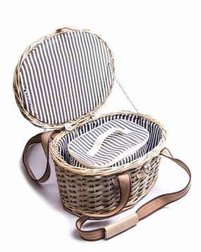 Yuppie Gift Baskets Ivory Picnic Basket Deal of the Day Hot Savings Alert