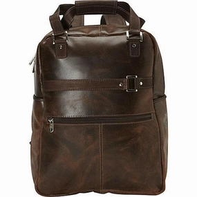 Shop Hot Deals Piel Leather Vintage Laptop Carry-All/Convertible Backpack