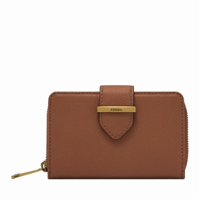 Big Savings Today Online Exclusive Steal Fossil Women'S Bryce Leather Multifunction