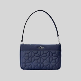 Weekend Specials Kate Spade Spade Flower Quilted Fabric Convertible Wristlet  Parisian Navy Kk255