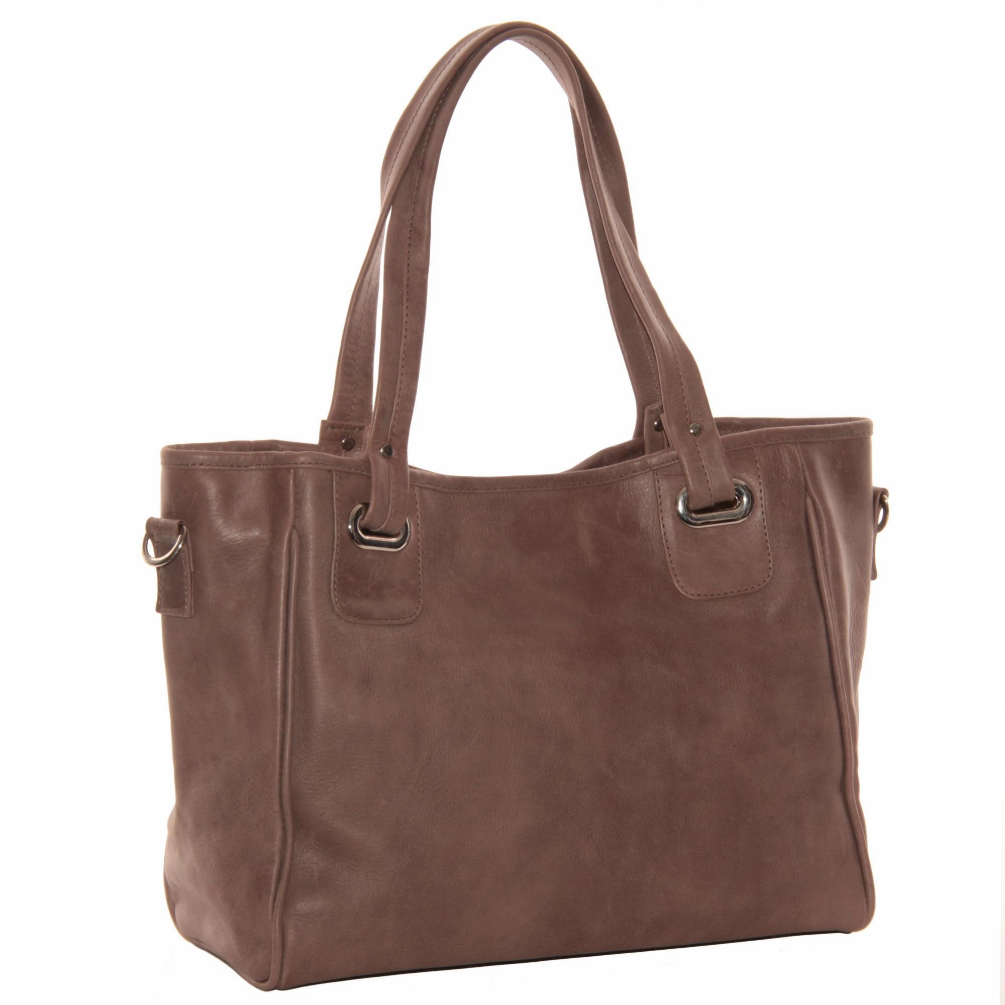 Piel Leather Open Tote Bag Special Price Today EndofWeek Deals