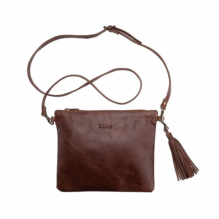 Mally Poppy Sling Bag | Brown Perfect Gift Sale MustHave Deal
