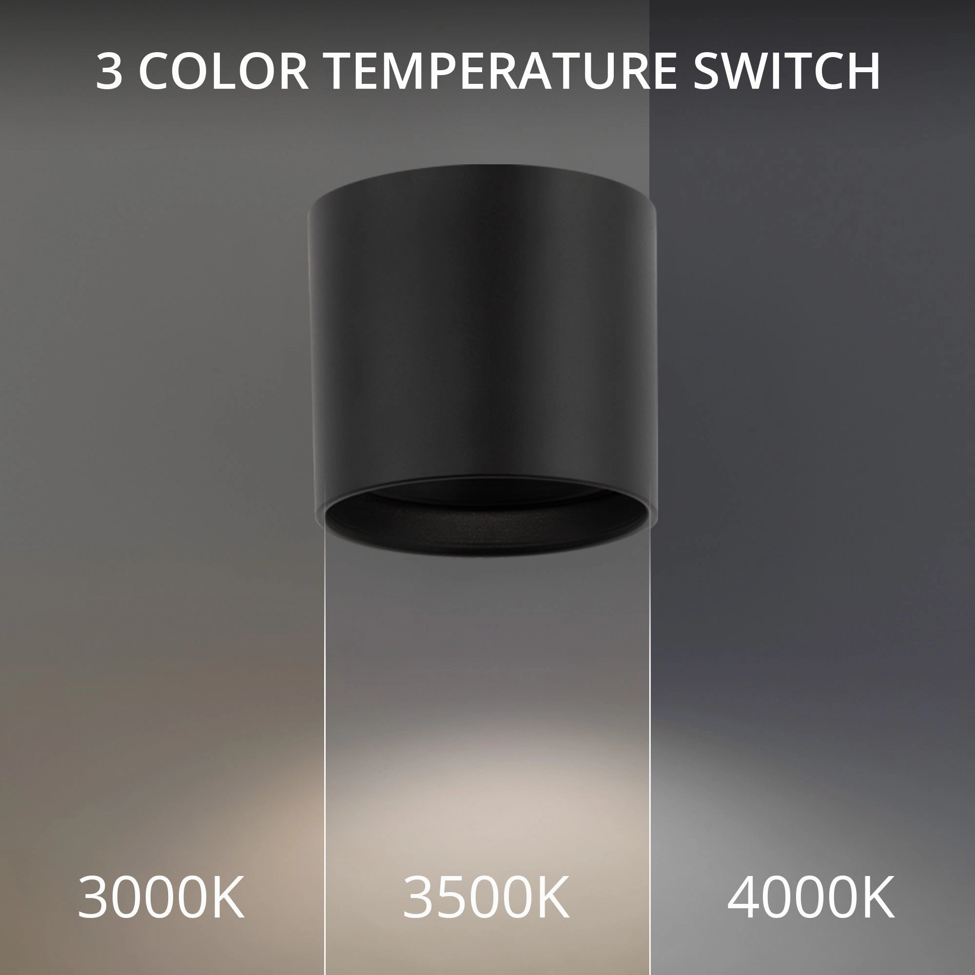 Squat 5" LED Outdoor Flush Mount 3-CCT